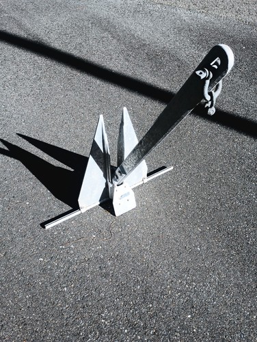 Viking aluminum boat anchor - boat,